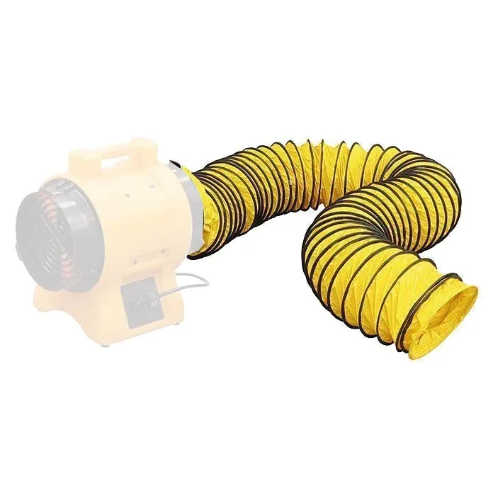 שרוול PVC שרשורי גמיש באורך 7.6 מטר קוטר 300 מ״מ למפוח MASTER ITALY ...
